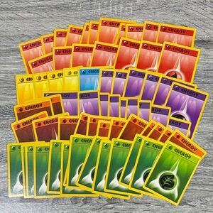 Pokémon | Vintage Energy Card Lot of 60+ Cards (1999-2000) - Trading Cards